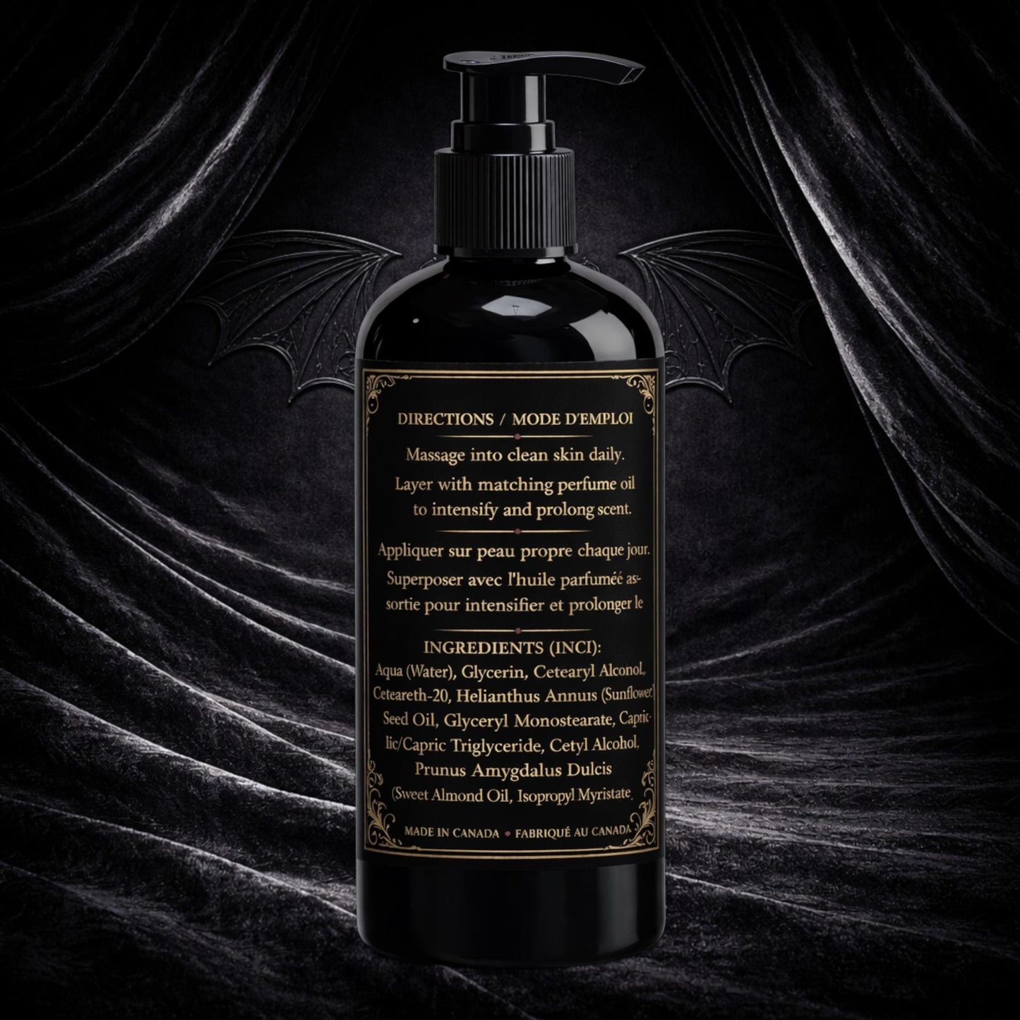 Sexorcism Velvet Body Elixir β Dark Chocolate Cherry & Blood Body Lotion β Gothic Vampire Aesthetic β Witchy Skincare β Dark Gourmand Unisex