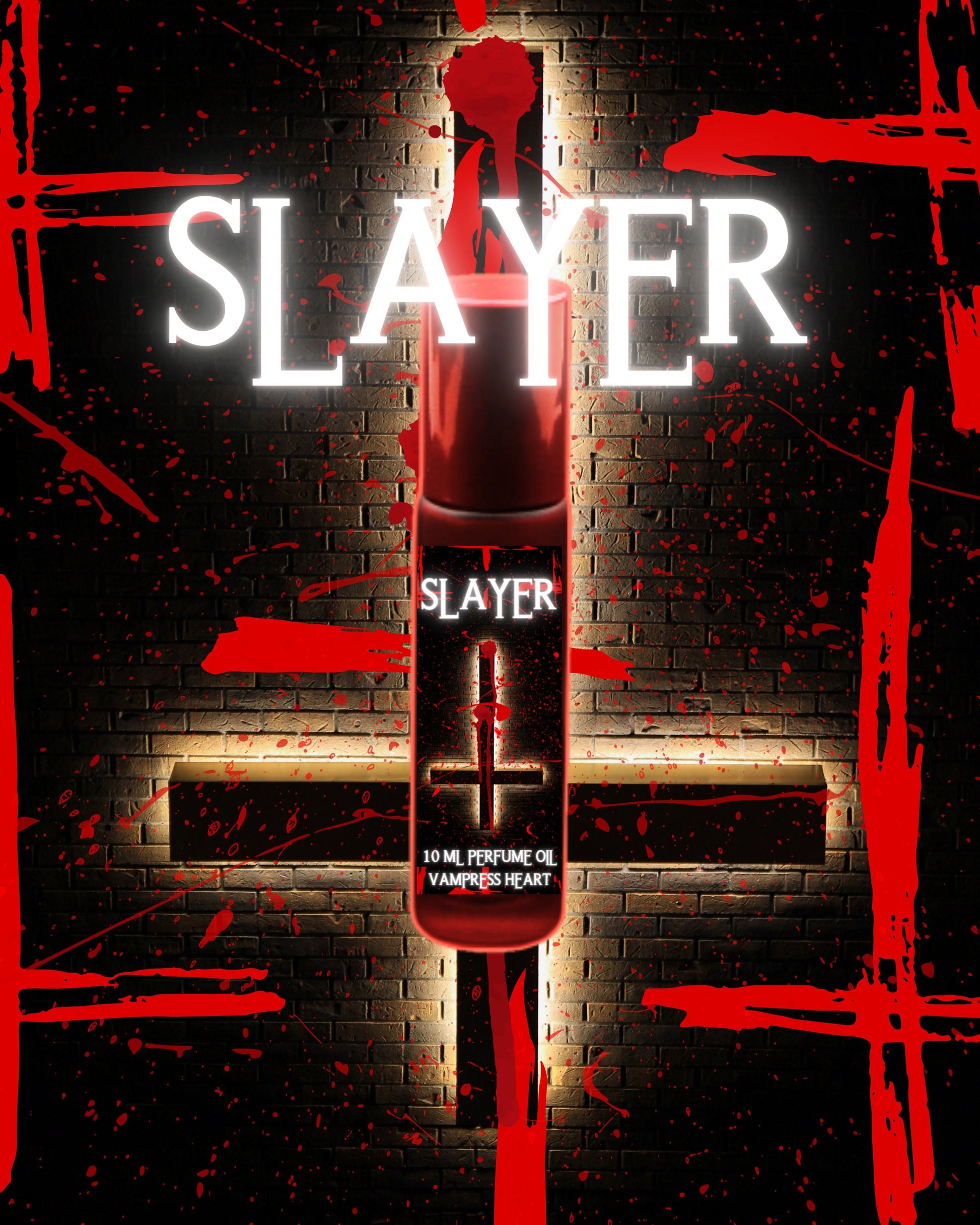 SLAYER Perfume Oil with Blood Orange, Patchouli, Vanilla, Clove, Lavender, and Black Pepper