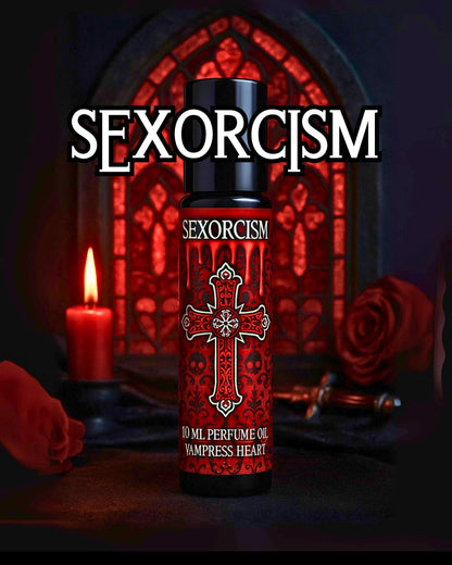 SEXORCISM Gothic Perfume Oil — Black Cherry, Chocolate and Blood Scent / Vampire Witch