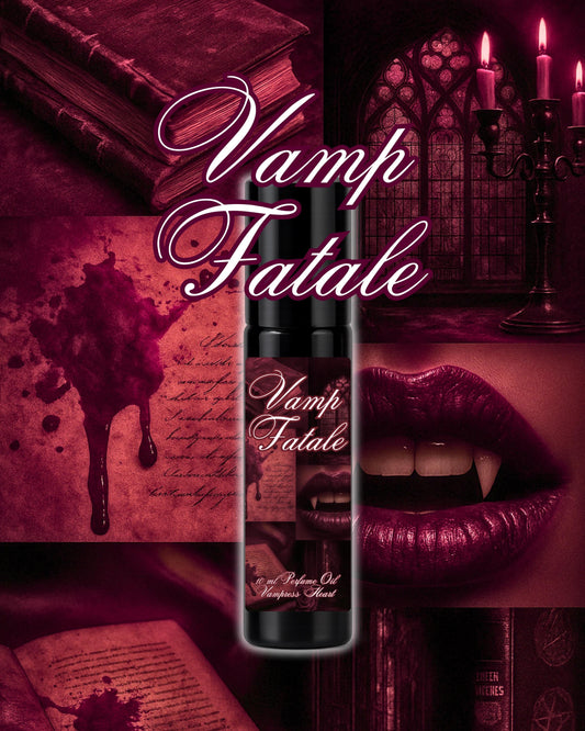 VAMP FATALE Perfume Oil - Black Raspberry, Velvet Vanilla and Red Fruit