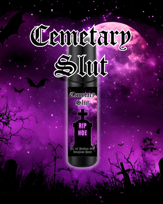 CEMETARY SLUT Perfume Oil - Pink Cemetary Sugar, Blood ripe Berries, Ivy and Moss