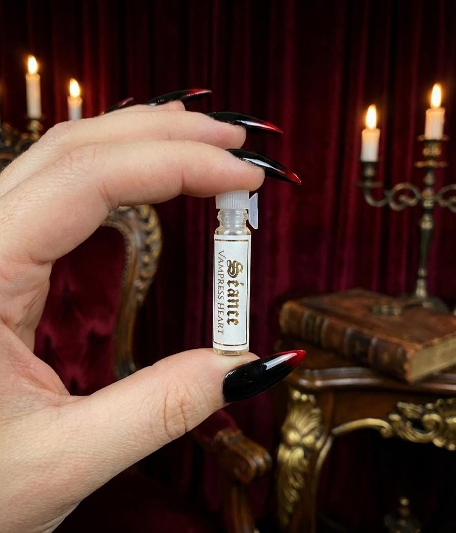 Vampress Heart Custom Perfume Oil Sample Pack, Gothic Fragrances