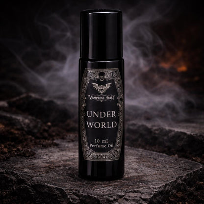 UNDERWORLD | Hades & Persephone Perfume | Sweet Cherry Tobacco, Dried Lavender, Funeral Flowers, Old Wood • Gender-Neutral