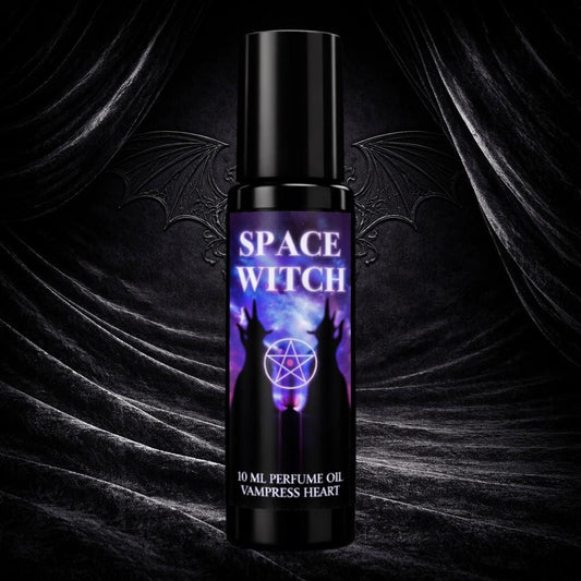 SPACE WITCH Perfume Oil with Vanilla, Coconut, Jasmine Petals and Amber Musk