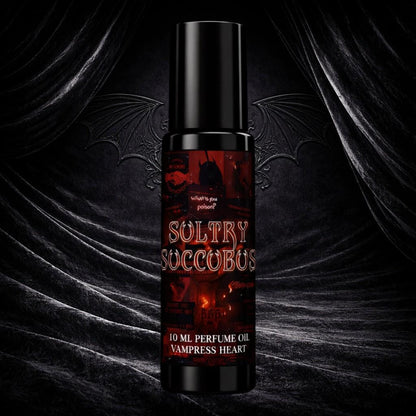 Sultry Succubus - Blood Orange, Cinnamon, Dragons Blood - Perfume Oil - Gothic Perfume, Vegan Rollerball