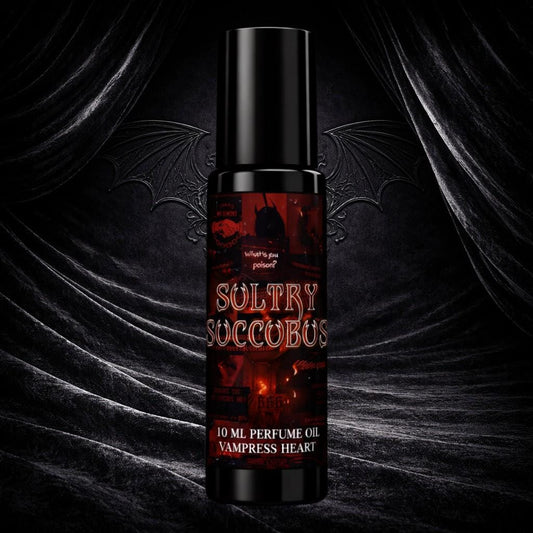 Sultry Succubus - Blood Orange, Cinnamon, Dragons Blood - Perfume Oil - Gothic Perfume, Vegan Rollerball