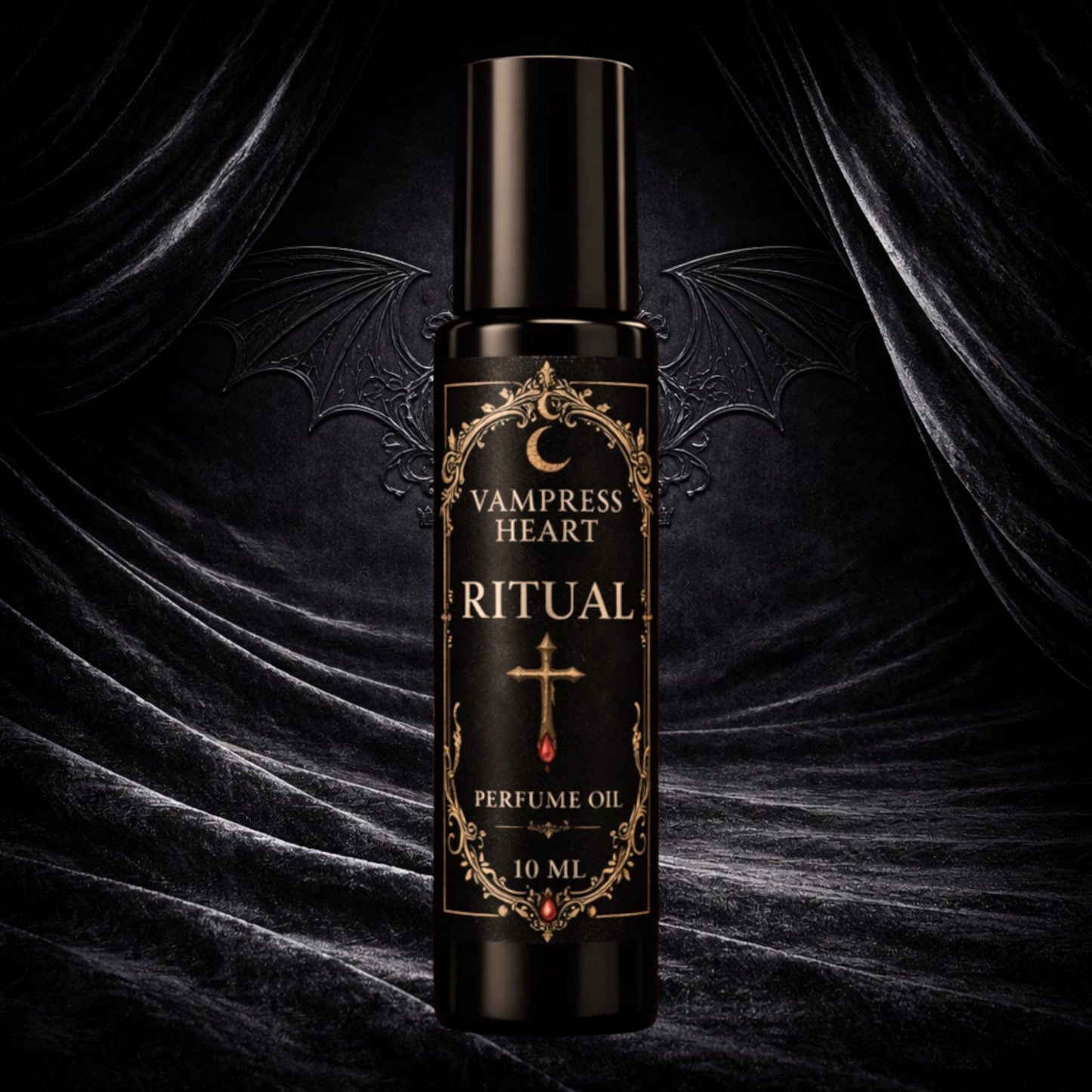 Ritual Extrait Perfume Oil Dark Vampire Incense Cathedral Wine Gothic Fragrance Unisex Vegan Long Lasting