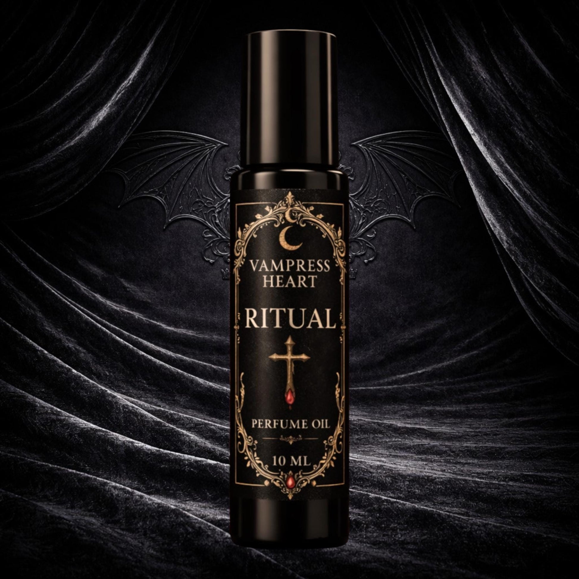 Ritual Extrait Perfume Oil Dark Vampire Incense Cathedral Wine Gothic Fragrance Unisex Vegan Long Lasting