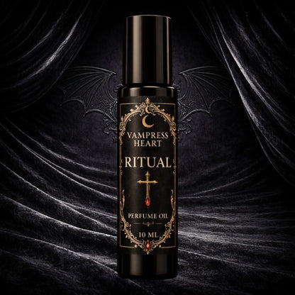 Ritual Extrait Perfume Oil Dark Vampire Incense Cathedral Wine Gothic Fragrance Unisex Vegan Long Lasting