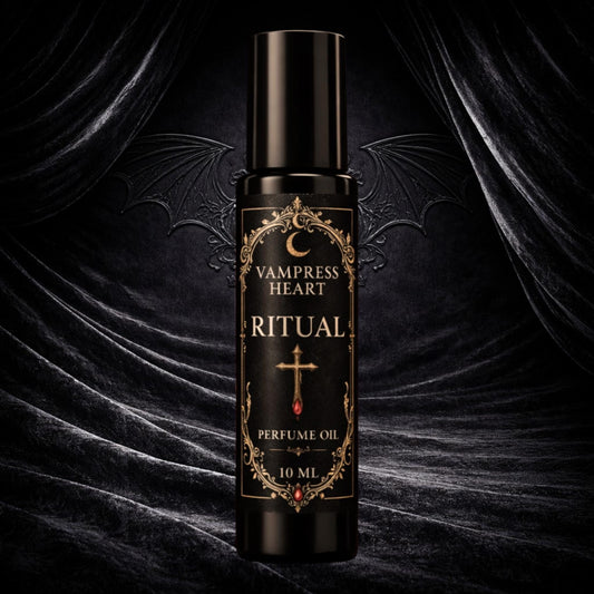 Ritual Extrait Perfume Oil Dark Vampire Incense Cathedral Wine Gothic Fragrance Unisex Vegan Long Lasting