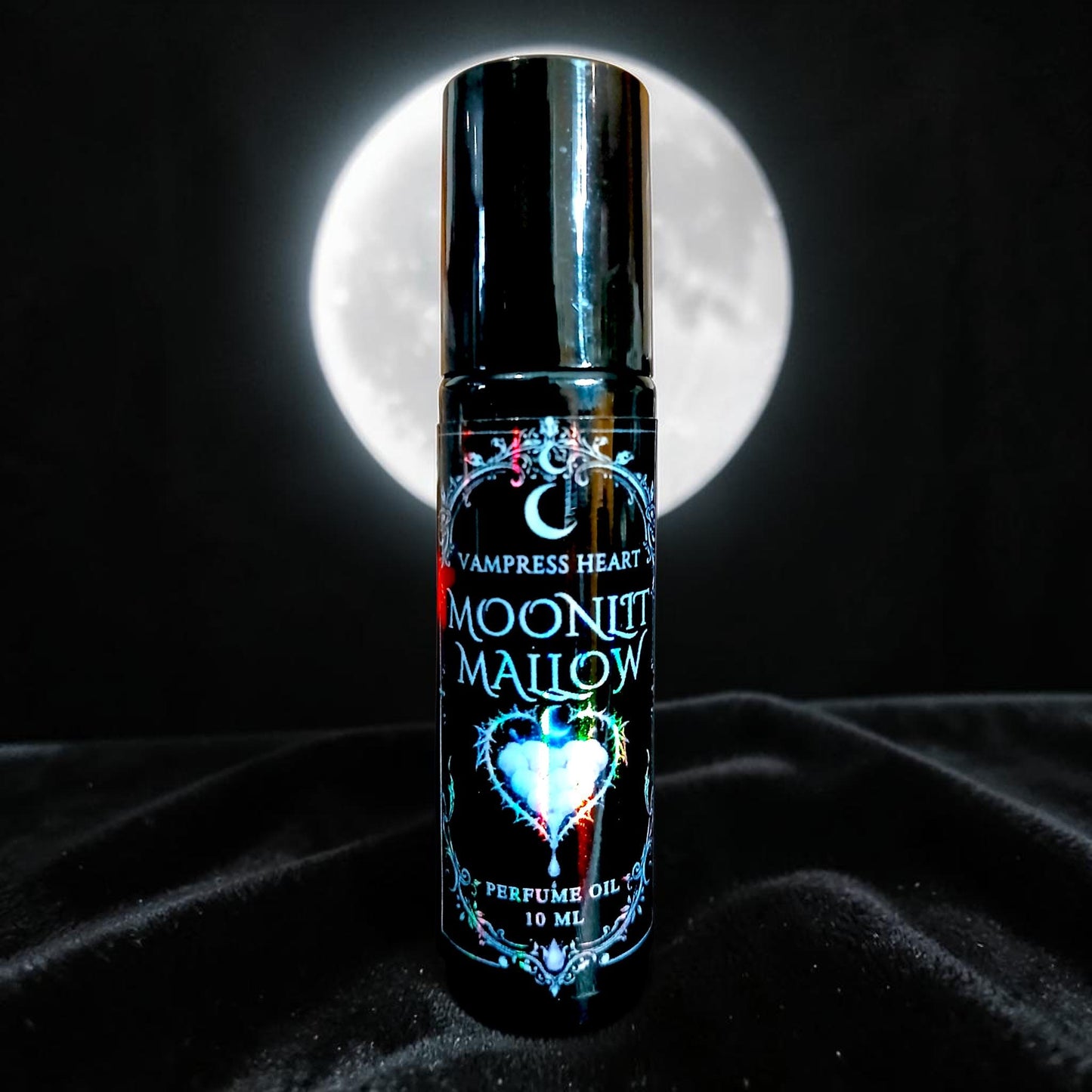 Moonlit Mallow – Marshmallow, Vanilla Sugar, Soft Cream – Perfume Oil Rollerball – Sweet Gourmand Fragrance