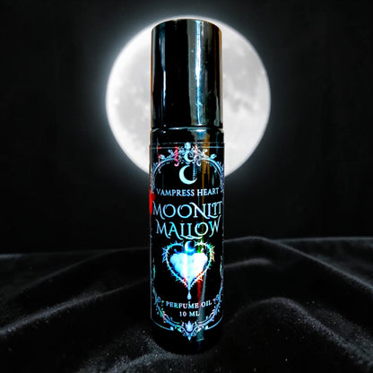 Moonlit Mallow – Marshmallow, Vanilla Sugar, Soft Cream – Perfume Oil Rollerball – Sweet Gourmand Fragrance