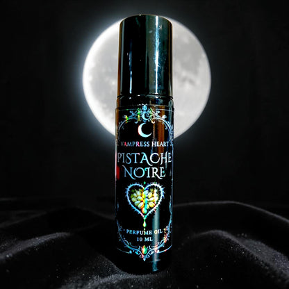 Pistache Noire – Pistachio, Vanilla, Marshmallow Cream – Perfume Oil Rollerball – Sweet Gourmand Fragrance