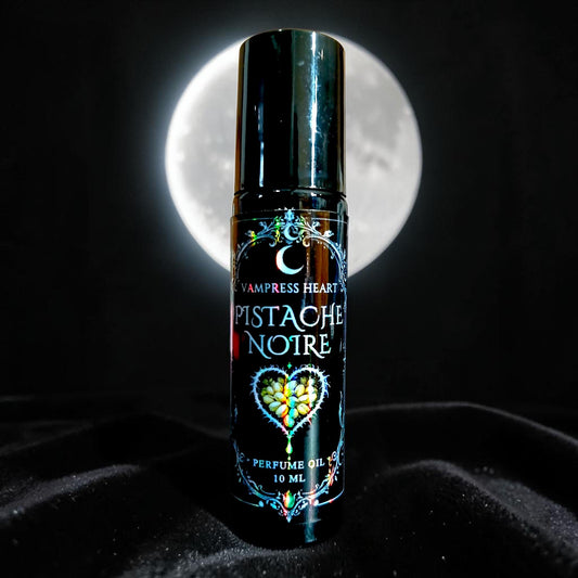Pistache Noire – Pistachio, Vanilla, Marshmallow Cream – Perfume Oil Rollerball – Sweet Gourmand Fragrance
