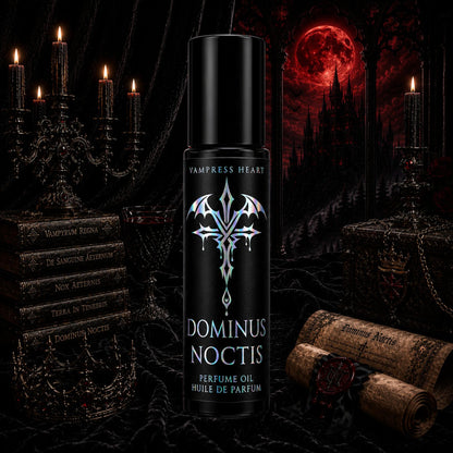 Dominus Noctis Vampire King Perfume Oil – Dark Oud, Amber, Black Velvet