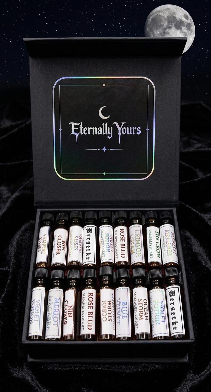 Perfume Oil Sample Pack Gothic Extrait Discovery Set Build Your Own Perfume Samples Vegan Unisex Fragrance