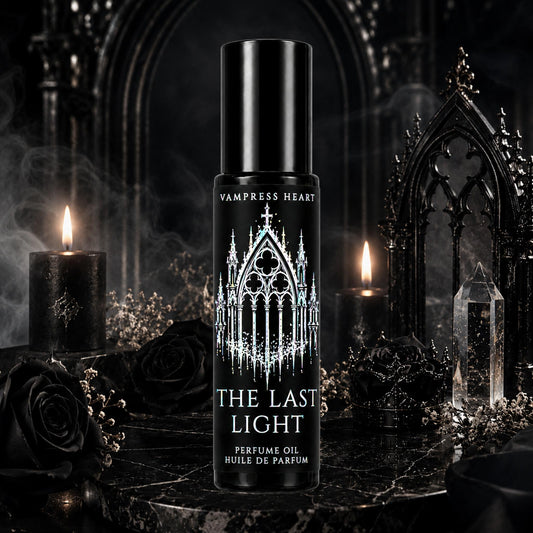 The Last Light– Dying Sunlight, Hidden Eyes & Twilight Smoke – Perfume Oil Rollerball – Gothic Amber Perfume