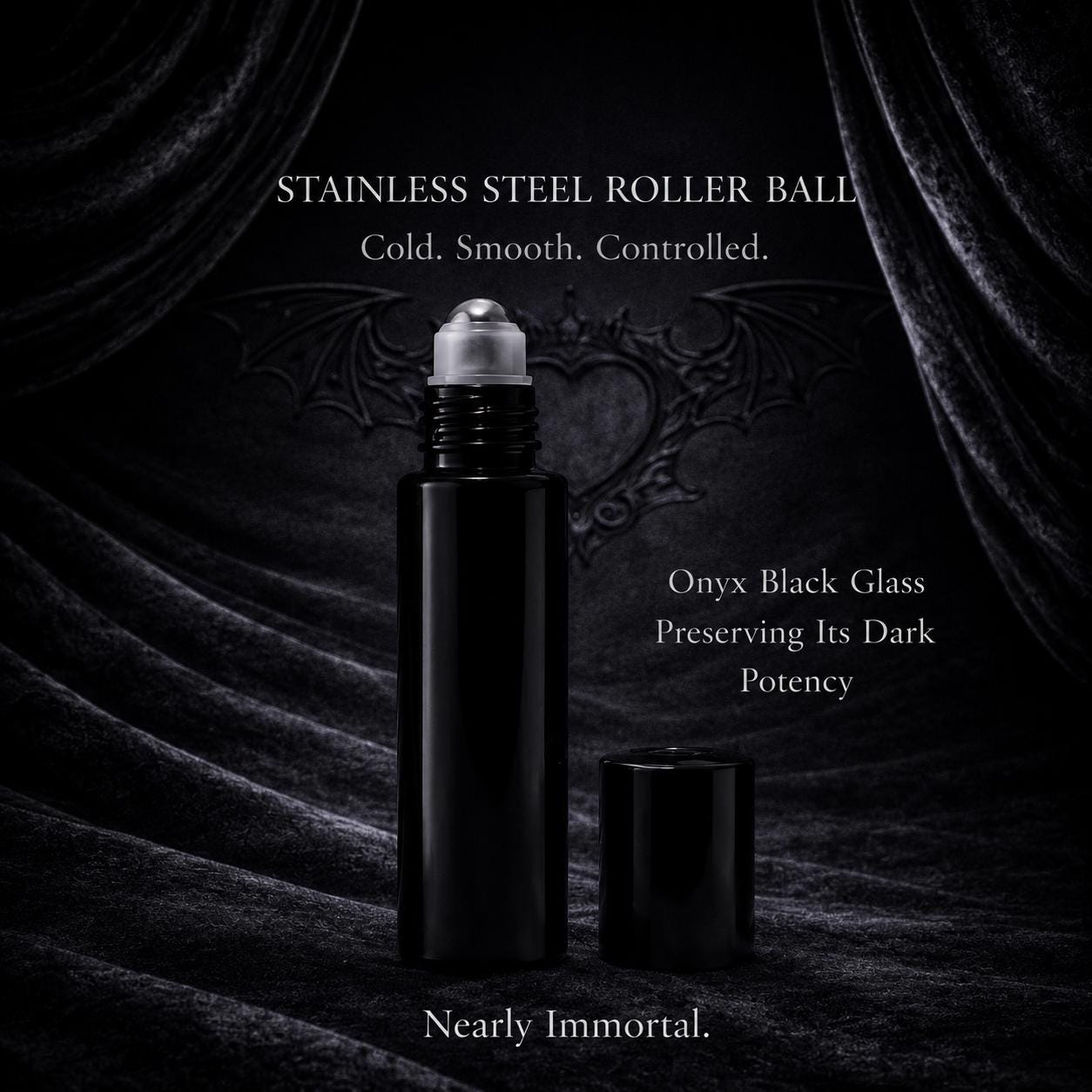 Hunter's Moon – Forest Fog, Black Ink, Silver Birch & Midnight Air – Perfume Oil Rollerball – Dark Forest Perfume