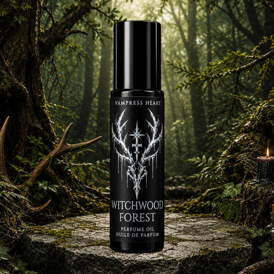 Witchwood Forest – Forest Earth, Moss, Cedarwood & Sacred Incense – Perfume Oil Rollerball – Forest Witch Perfume