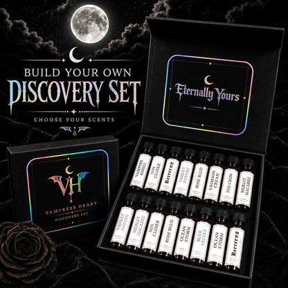 Perfume Oil Sample Pack Gothic Extrait Discovery Set Build Your Own Perfume Samples Vegan Unisex Fragrance