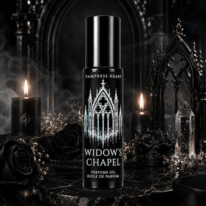 Widow's Chapel – Church Incense, Dried Lilac & Cold Stone – Perfume Oil Rollerball – Gothic Perfume